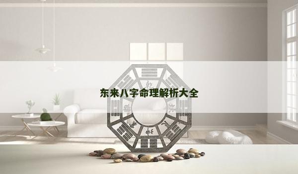 东来八字命理解析大全